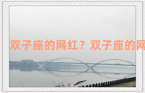 双子座的网红？双子座的网红名字