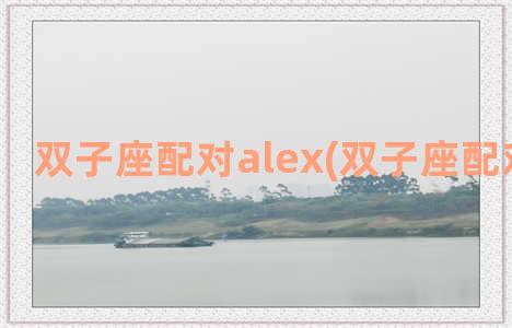 双子座配对alex(双子座配对的星座)